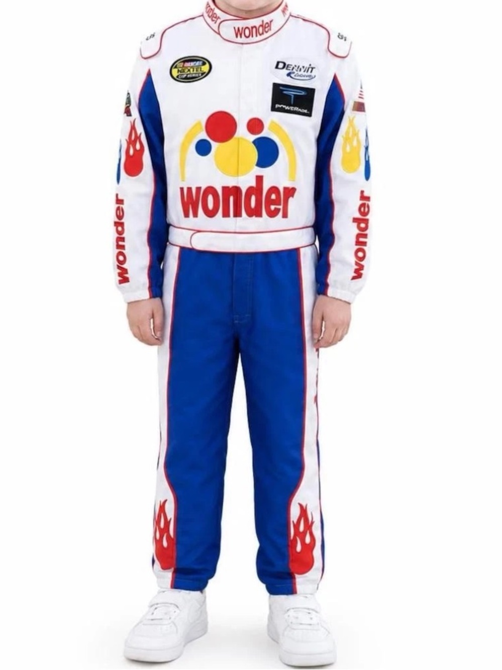 Ricky Bobby Wonder Bread racing jumpsuit from Talladega Nights costume sz large